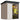 5'x3' Outdoor Storage Shed with Floor Base