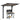 AECOJOY 8' x 5' Gazebo Outdoor Pergola for Patio, Freestanding Lean to Hard Top Grill Gazebo