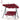 AECOJOY 3-Seat Outdoor Patio Swing Chair, Red