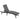 AECOJOY Outdoor Chaise Lounge, All Weather Pool Lounge Chairs Ergonomic Design (Dark Grey, 1 PCs)