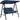 AECOJOY 2-Seat Porch Swings with Adjustable Canopy, Blue
