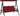 AECOJOY 3-Seat Porch Swings with Adjustable Canopy, Red