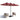 AECOJOY red patio umbrella