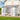 AECOJOY 12'x8' Wall Gazebo with Curtains and Mosquito Netting, White