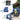 AECOJOY 7 Piece Outdoor Patio Furniture Set, Black & Navy