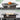 AECOJOY 44 inch Outdoor Propane Fire Pit 50,000 BTU Gas Fire Pit Table with Lid, Glass Wind Guard