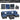 AECOJOY 7 Piece Outdoor Patio Furniture Set, Black & Navy