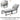 AECOJOY Outdoor Metal Chaise Lounge Chair, Convertible Patio Armchair with Cushions, Adjustable 5-Position Recliner