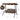 AECOJOY 3-Seat Proch Swing Chair with Canopy, Brown