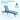 AECOJOY Outdoor Chaise Lounge, All Weather Pool Lounge Chairs Ergonomic Design (Blue, 2 PCs)