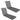 AECOJOY Chaise Lounge Cushions Outdoor Set of 2, 72x21x4 Inch Lounge Chair Cushion, Fade Resistant Patio Sun Lounger Replacement