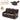 AECOJOY 3 Seater Reclining Sofa with 2 Cup Holders&Side Pockets, Brown