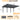 AECOJOY 20'x10' Lean to Hardtop Metal Carport Gazebo, 10x20 Outdoor Freestanding Pergola Gazebo