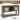 AECOJOY Buffet Cabinet, Coffee Bar Storage Cabinet, 46'' Coffee Bar Table with Rattan Sliding Barn Door, Adjustable Shelves and Bottom Open Shelf