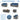 AECOJOY 7 PCS Outdoor Patio Furniture Sets with 2 Storage Boxes, Dark Blue