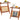 AECOJOY Rattan Side Table Set of 2, Rattan End Table Z-Shaped Boho Nightstand with Glass-top