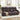 AECOJOY 3 Seater Recliner Sofa with Console&Bluetooth Speakers, Manual RV Sofa Couch, Brown