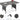 AECOJOY Wicker Outdoor Dining Table, 54” Metal Frame Table for Patio Furniture or Indoor