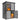 AECOJOY 58 Cu.Ft Resin Outdoor Storage Cabinet Waterproof with Shelves, Dark Gray