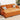 AECOJOY Sleeper Sofa Couch with Pullout Bed, Chenille, Orange