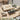 AECOJOY Outdoor Patio Furniture Set with Rocking Chair, 4 Piece Rattan Conversation Bistro Set with Coffee Table, Beige