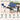 AECOJOY 4 Pieces Aluminum Patio Furniture Set, Outdoor Sectional with PE Rope Armrest, Dark Blue