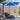 AECOJOY 10FT Large Patio Umbrella with Solar Lights, Rectangle Wall Mounted Outdoor Patio Umbrella, Blue