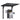 AECOJOY 8' x 5' Lean to Grill Gazebo Hardtop Outdoor Pergola for Patio