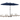 AECOJOY 15x9ft Double-Sided Patio Umbrella, Navy