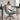 AECOJOY Criss Cross Chair with Wheels Thick Cusion, Premium Leather Grey
