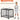 AECOJOY Ball Cart Storage, Rolling Basketball Bin with Wheels for Garage, School, Gym, Sports Equipment and Toy Organizer, Large