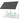 AECOJOY Manual Retractable Awning, 118" Non-Screw Outdoor Patio Awning, Dark Grey