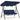 AECOJOY 3-Seat Outdoor Patio Swing Chair, Blue