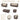 AECOJOY 7 PCS Patio Dining Set Dimensions