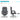 AECOJOY Office Chair with 7 Points Vibration Massage&Heat Functions, Grey Leather with Footrest