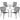 AECOJOY Metal Outdoor Patio Chairs Set of 4