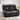 AECOJOY Loveseat Recliner with Cup Holders&Side Pockets, Black, 2