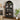 AECOJOY 73'' Kitchen Pantry, Metal Arched Storage Cabinet, Modern Display Bookcase China Cabinet