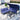 AECOJOY 4 Pieces Patio Furniture Set with Retractable Canopy &Coffee Table, Dark Blue