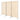 AECOJOY 3 Panel Room Divider, 6 Ft Tall Folding Privacy Screen Freestanding