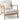 AECOJOY Mid Century Modern Accent Chair Lounge Reading Chair, White