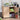 AECOJOY Outdoor Wicker Storage Cabinet, Natural Wood