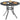 AECOJOY Metal Patio Table with 1.73" Umbrella Hole, Outdoor Round Dining Table