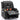 AECOJOY Massage Recliner Manual Chair with Heating & 360° Swivel Rocking Function, Black
