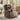 AECOJOY 360° Swivel Recliner Chair with Massage and Heat, Manual Reclining Leather Recliner Chair, Brown