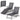 AECOJOY Outdoor Chaise Lounge Chair, Adjustable Reclining Folding Pool Lounger for Poolside