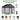 AECOJOY Heavy Duty Outdoor Dog Kennel, 6x6 Steel Chain Link Fence with Roof
