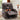 AECOJOY Massage Recliner Manual Chair with Heating & 360° Swivel Rocking Function, Brown