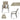 AECOJOY Patio Dining Chairs Set for 4, Stackable Textilene Patio Chairs
