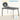 AECOJOY 51”x31” Metal Patio Dining Table Rectangular Outdoor Table with 1.73" Umbrella Hole